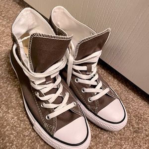 Gray Converse All Star High Tops